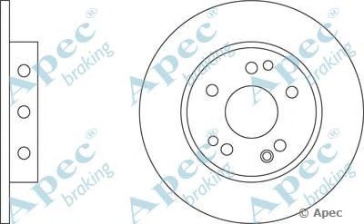 APEC BRAKING dsk502 -  Тормозной диск